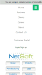 Mobile Screenshot of netsoftgroup.com.sa
